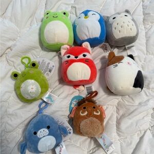 Mini Squishmallows plush & keychains